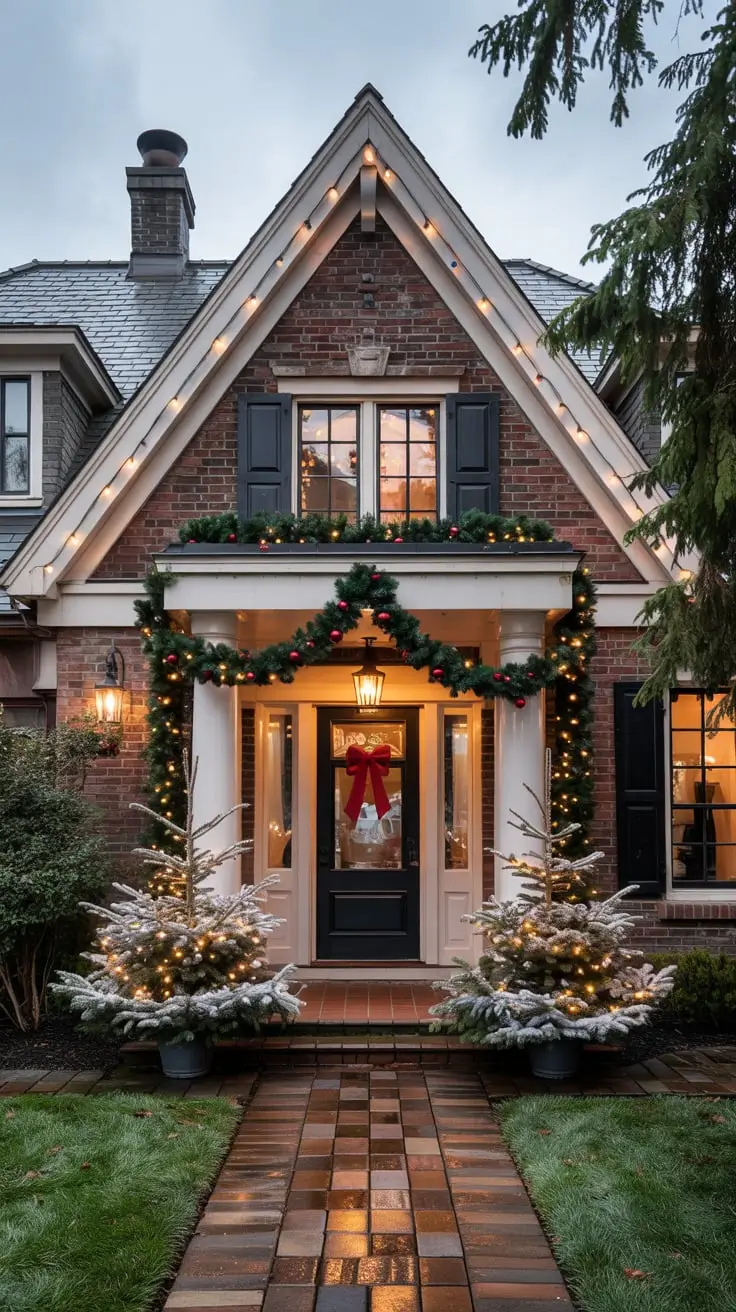 Red And White Christmas Lights 2026: Elegant Outdoor Ideas For A Festive Home