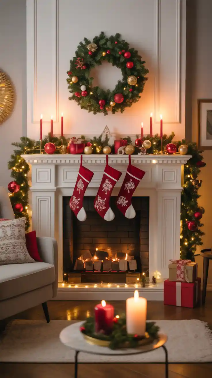 Christmas Mantle Decor Ideas 2025: Elegant, Rustic, and Modern Fireplace Inspirations