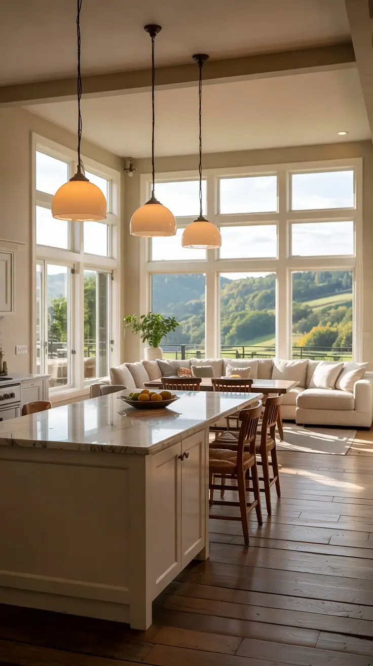 Open Kitchen Living Rooms For 2026: Modern Layouts, Elegant Designs, and Cozy Family Concepts