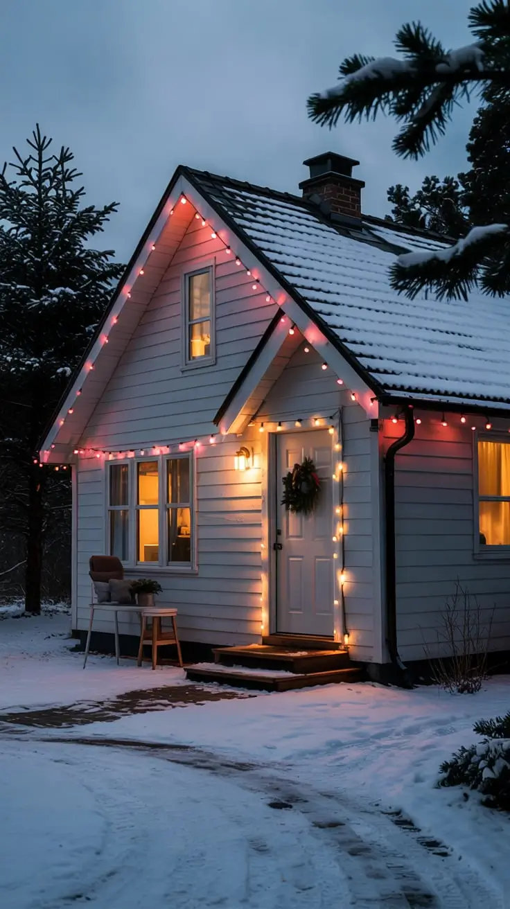 Red And White Christmas Lights 2026: Elegant Outdoor Ideas For A Festive Home