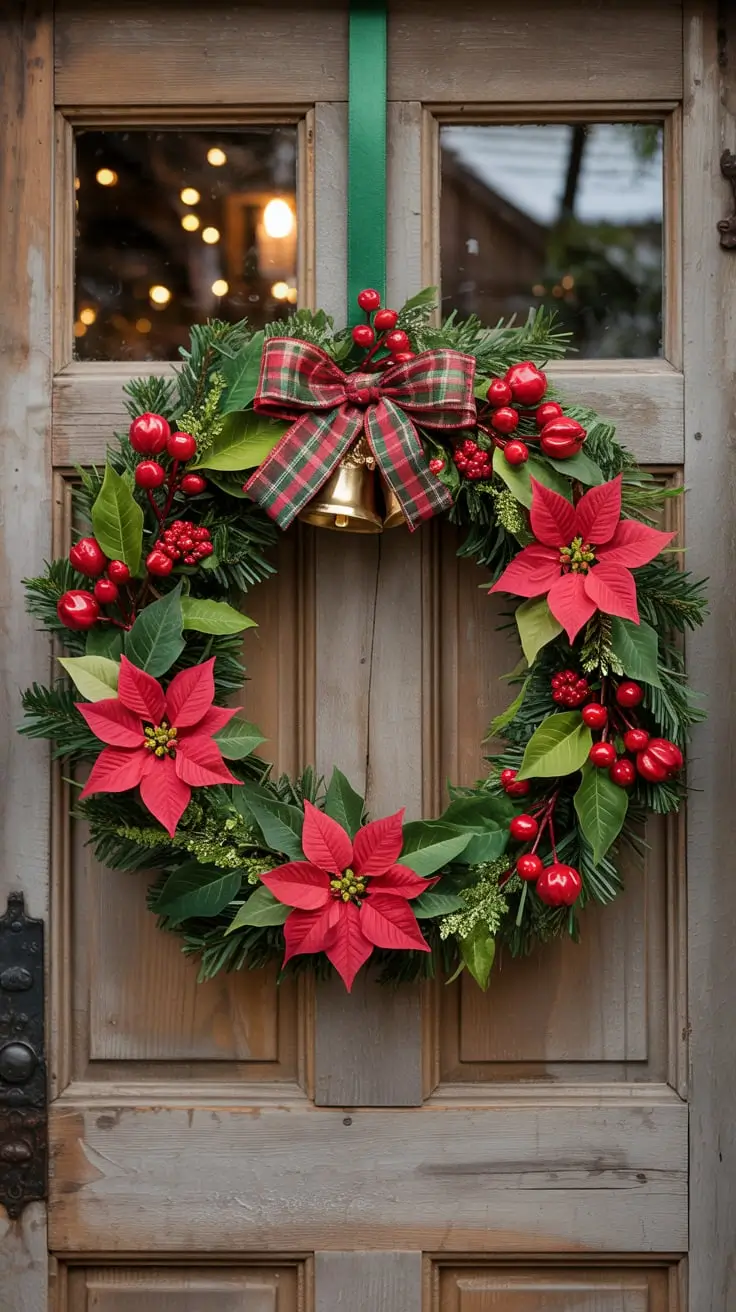 Christmas Wreaths for Front Door Ideas 2025: Elegant, Rustic & Modern Holiday Inspirations