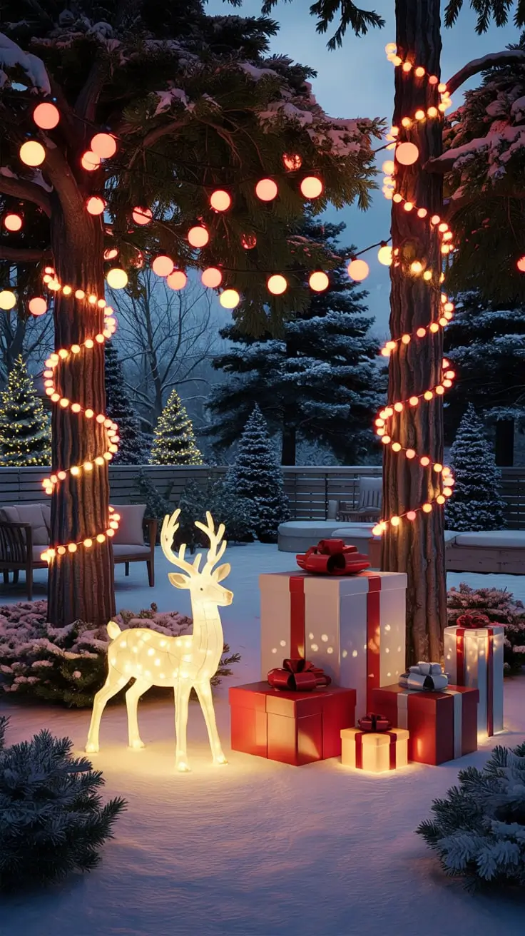 Red And White Christmas Lights 2026: Elegant Outdoor Ideas For A Festive Home