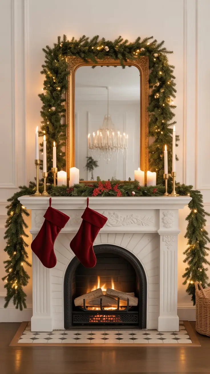 Christmas Fireplace Decor Ideas 2025: Cozy, Modern & Traditional Mantel Inspirations