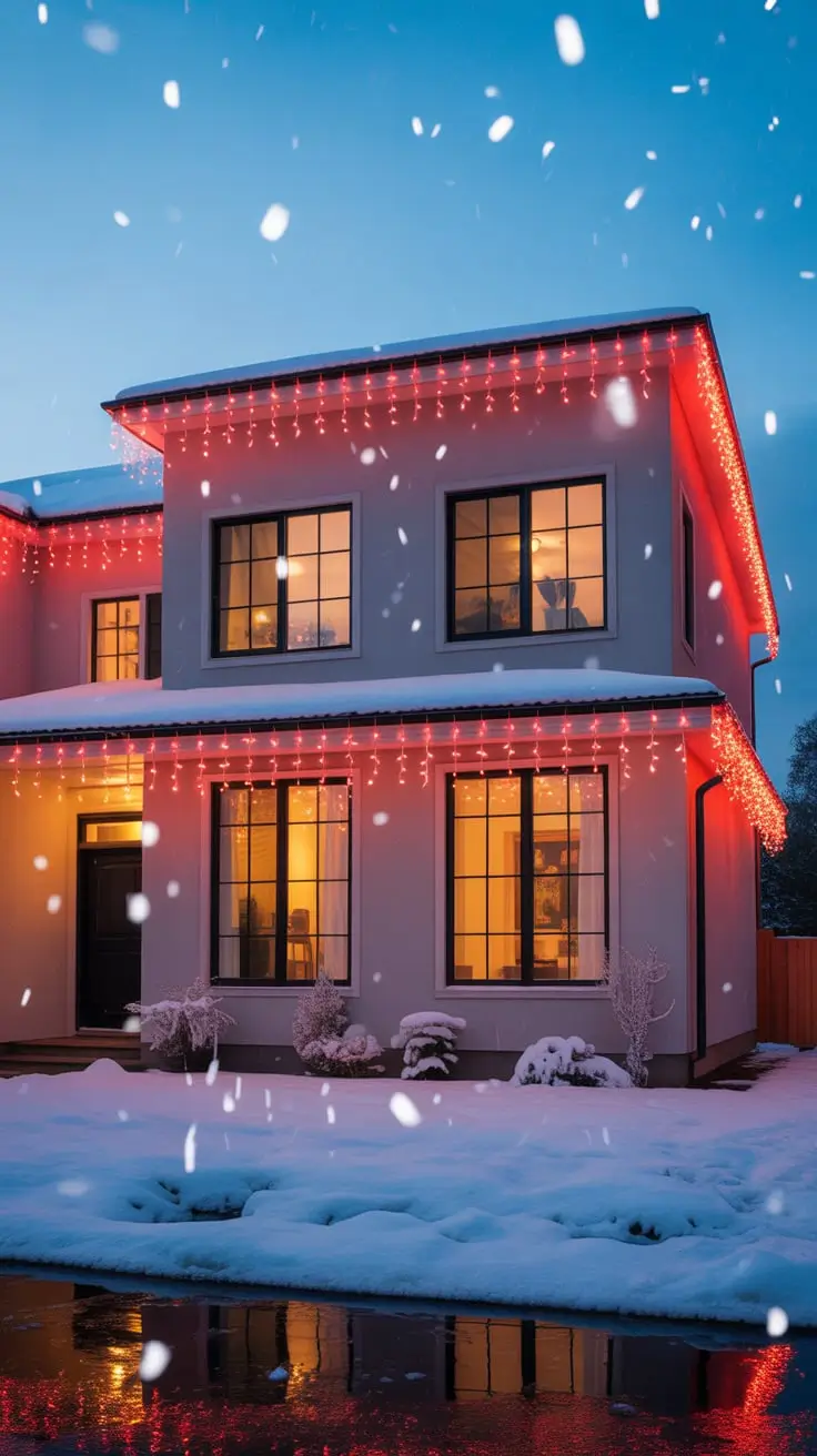 Red And White Christmas Lights 2026: Elegant Outdoor Ideas For A Festive Home