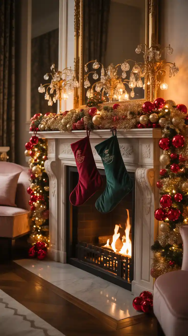 Christmas Mantle Decor Ideas 2025: Elegant, Rustic, and Modern Fireplace Inspirations