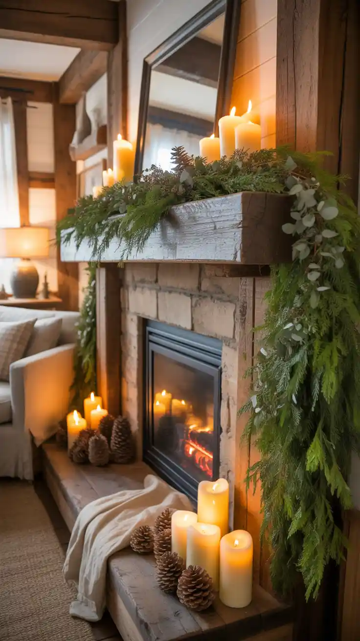 Christmas Mantle Decor Ideas 2025: Elegant, Rustic, and Modern Fireplace Inspirations