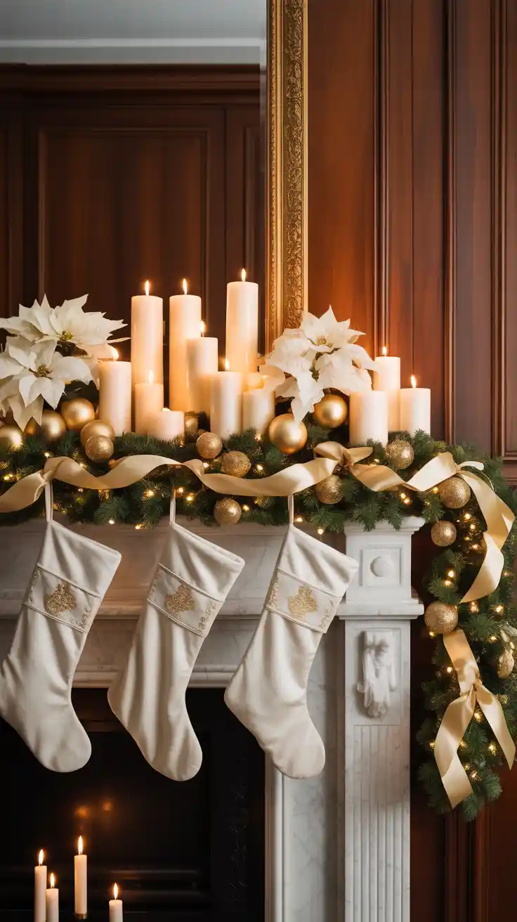Christmas Mantle Decor Ideas 2025: Elegant, Rustic, and Modern Fireplace Inspirations