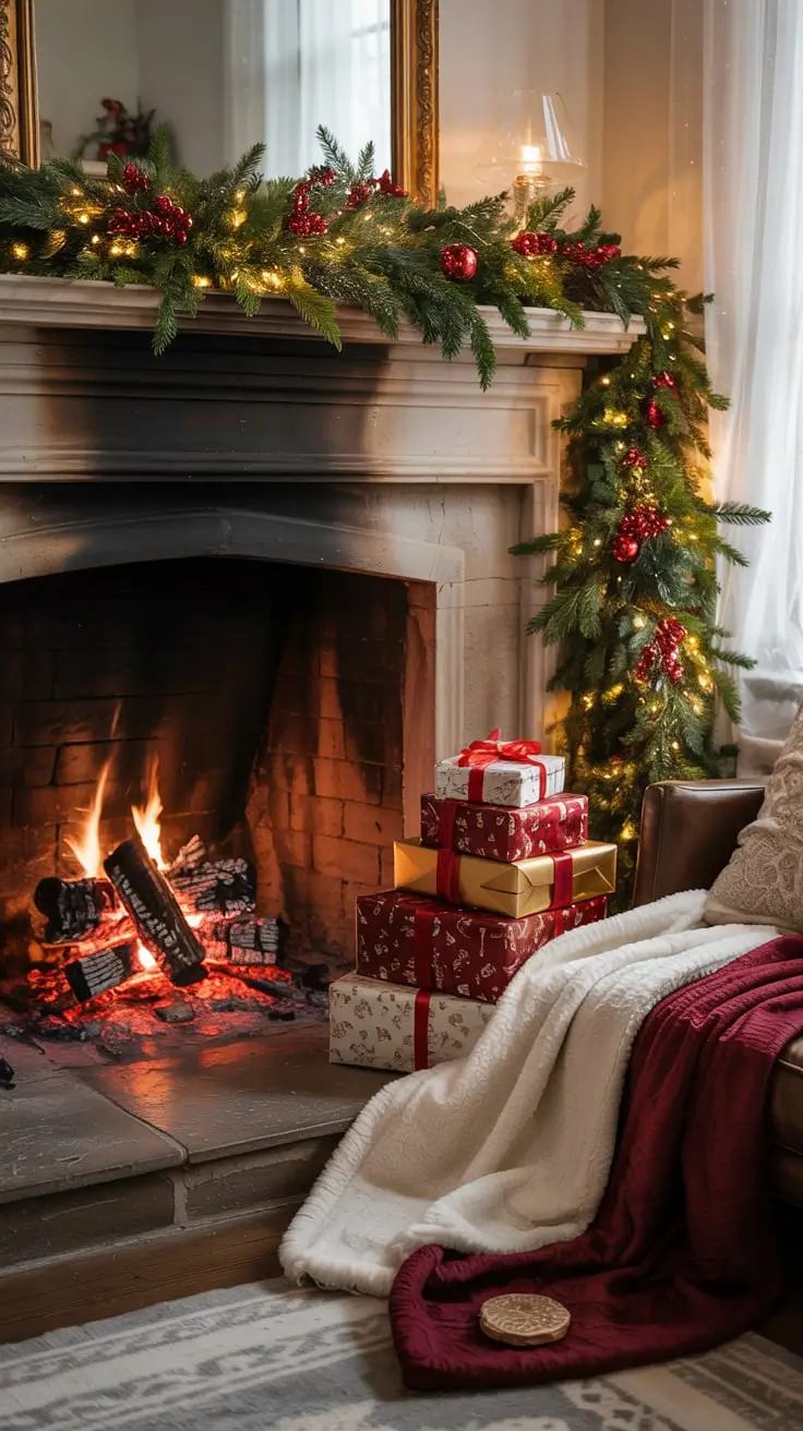 Christmas Fireplace Decor Ideas 2025: Cozy, Modern & Traditional Mantel Inspirations
