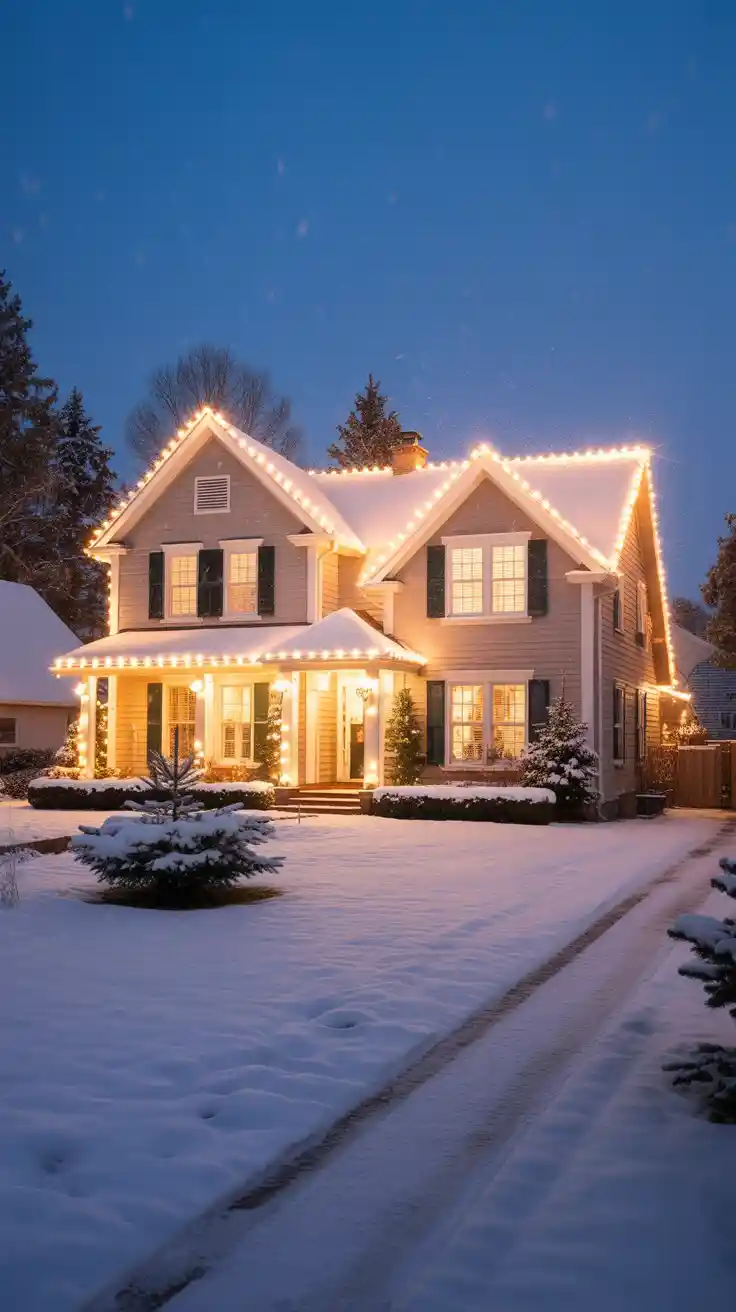 Warm White Christmas Lights 2025: Elegant Indoor & Outdoor Holiday Lighting Ideas