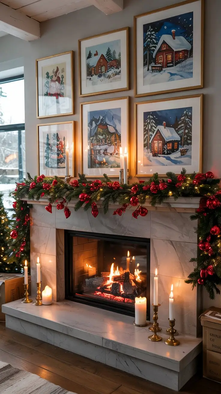 Christmas Fireplace Decor Ideas 2025: Cozy, Modern & Traditional Mantel Inspirations
