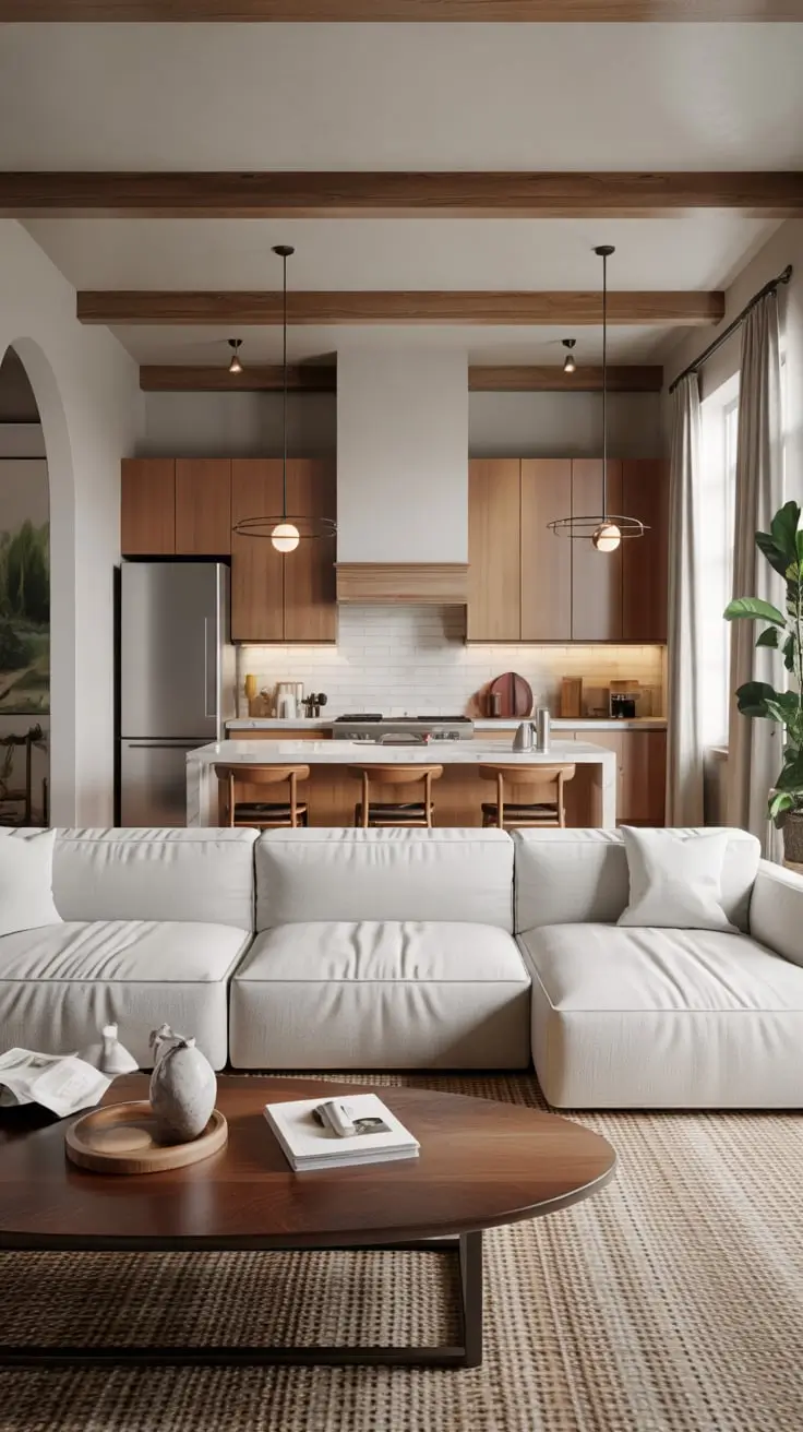 Open Kitchen Living Rooms For 2026: Modern Layouts, Elegant Designs, and Cozy Family Concepts