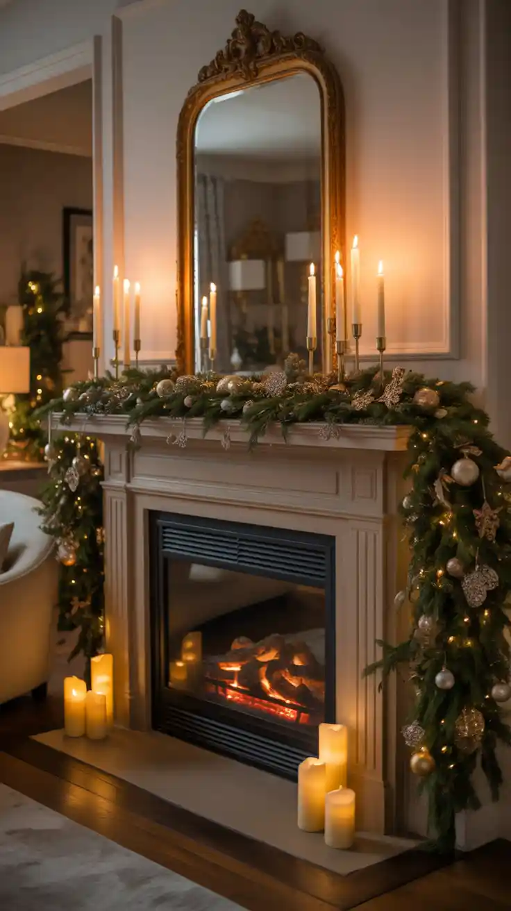 Christmas Mantle Decor Ideas 2025: Elegant, Rustic, and Modern Fireplace Inspirations