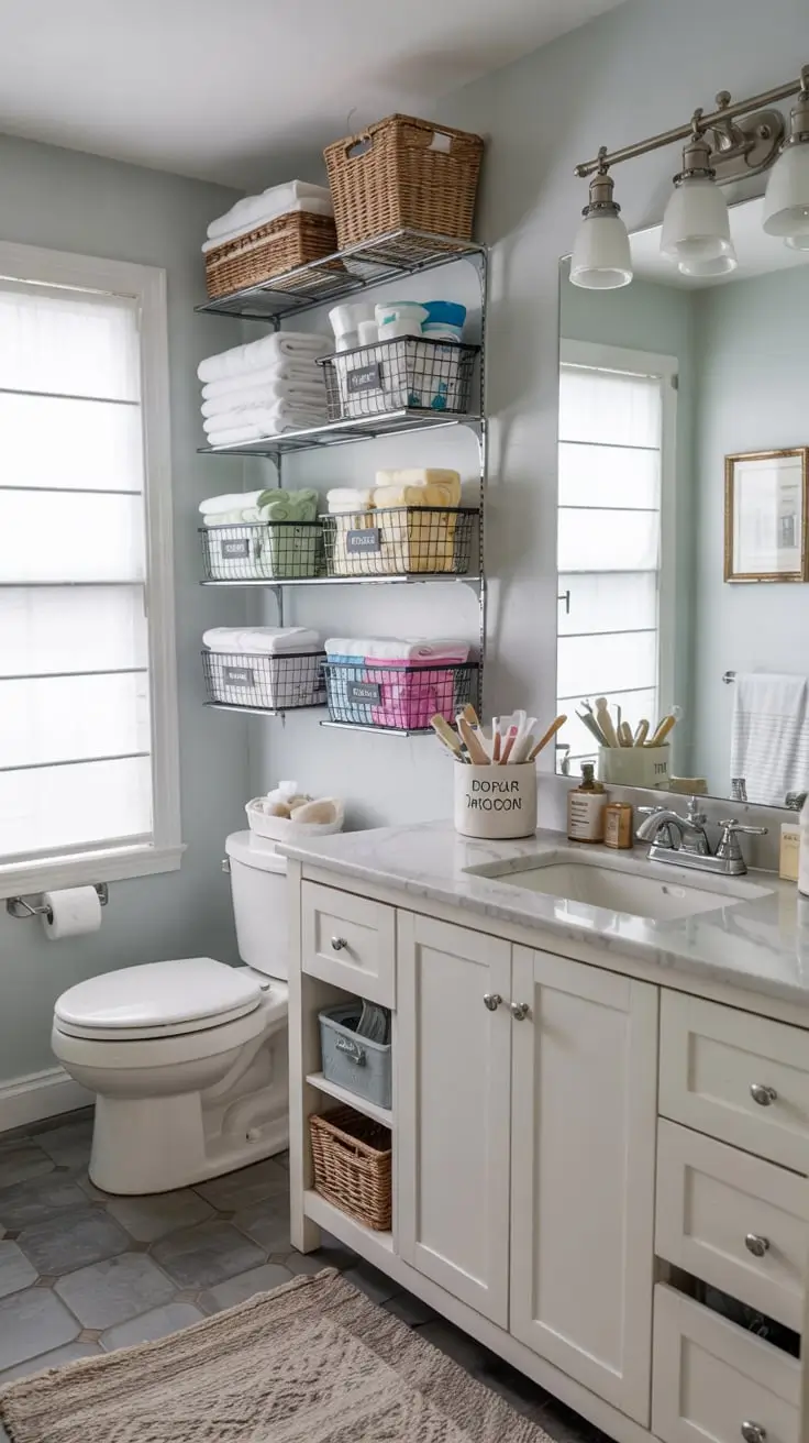 Bathroom Organizer Ideas 2026: Smart Storage, Shelves & Stylish Decor Trends