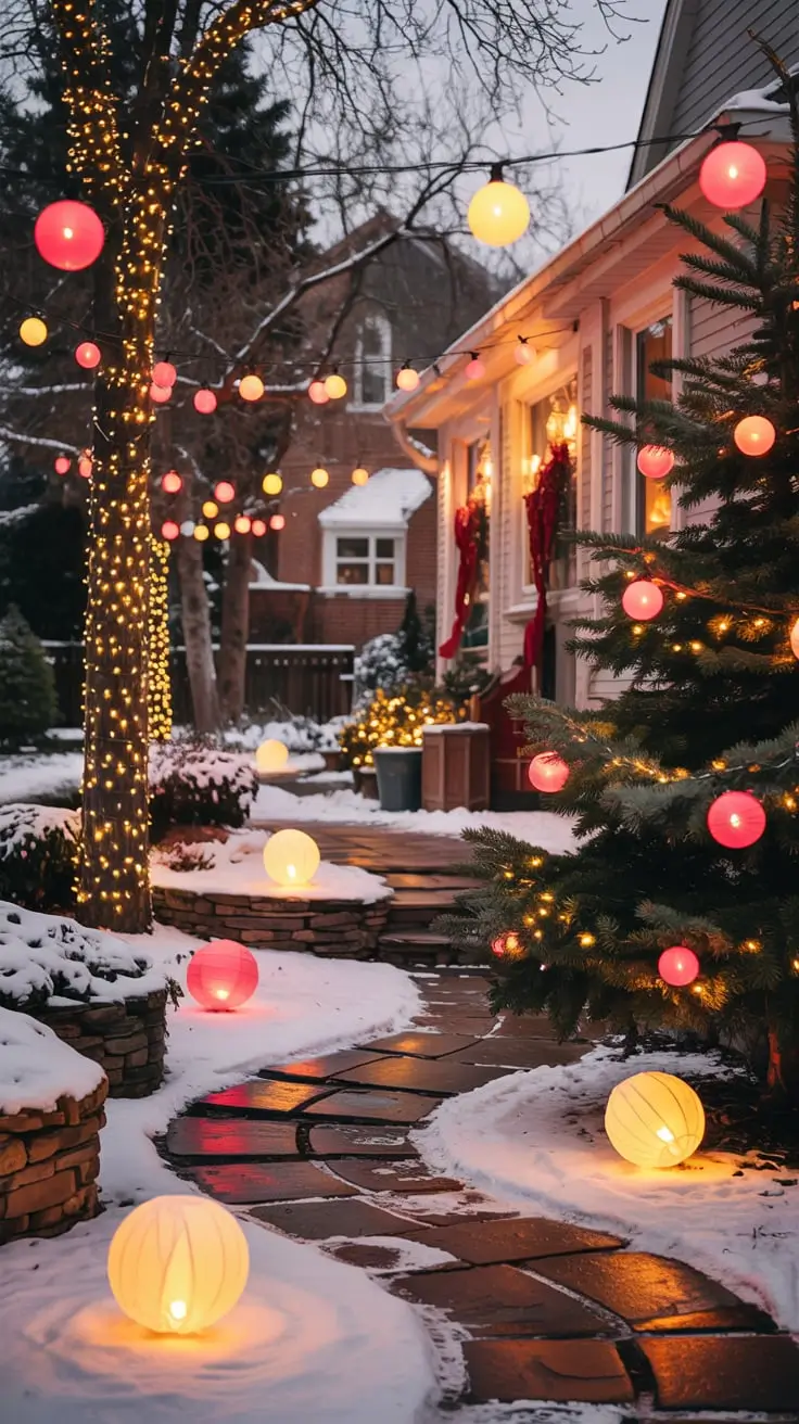 Red And White Christmas Lights 2026: Elegant Outdoor Ideas For A Festive Home