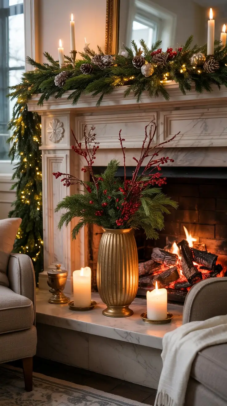 Christmas Fireplace Decor Ideas 2025: Cozy, Modern & Traditional Mantel Inspirations