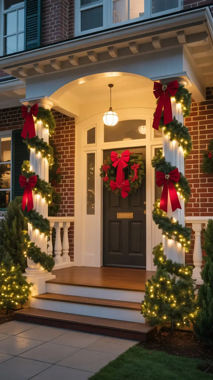Red And White Christmas Lights 2026: Elegant Outdoor Ideas For A Festive Home