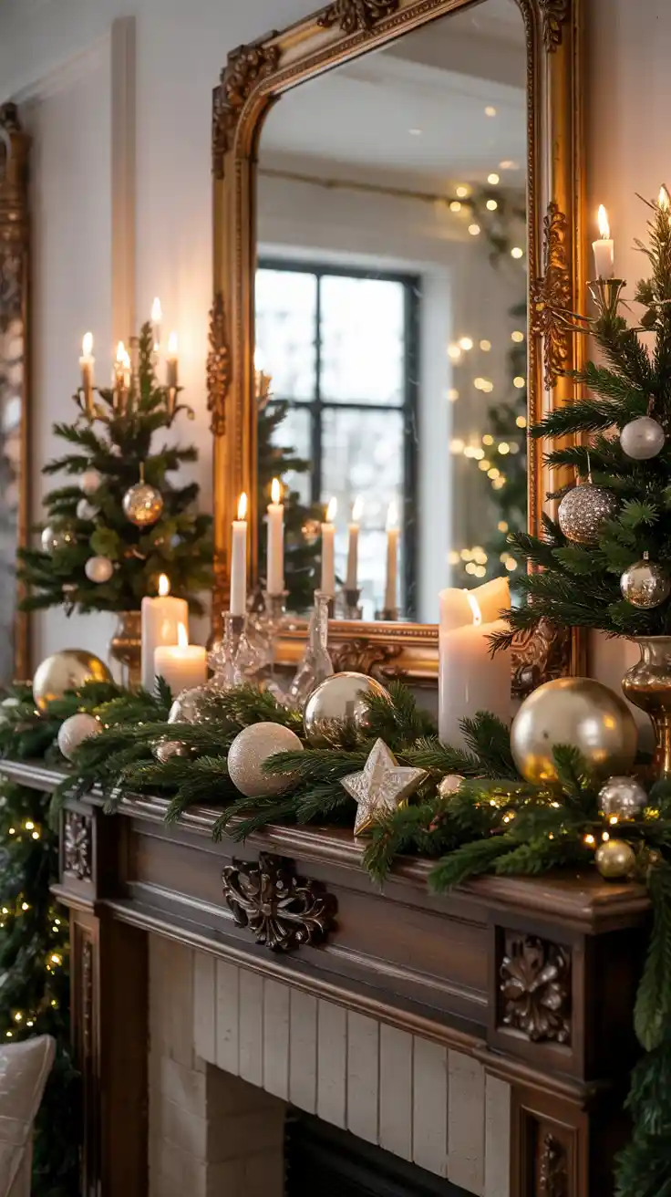 Christmas Mantle Decor Ideas 2025: Elegant, Rustic, and Modern Fireplace Inspirations