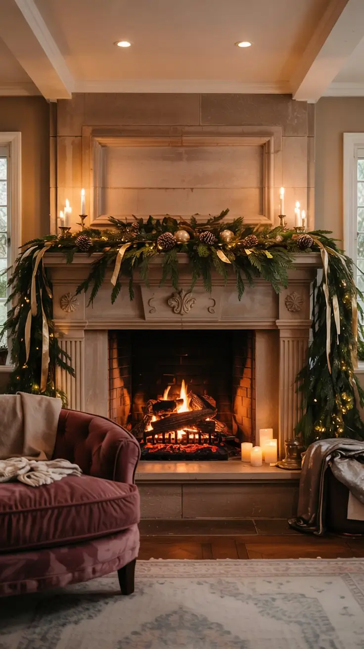 Christmas Fireplace Decor Ideas 2025: Cozy, Modern & Traditional Mantel Inspirations