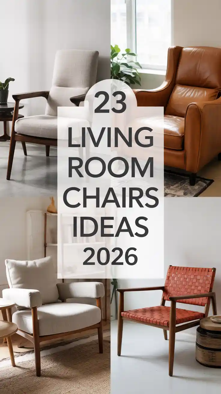 Living Room Chairs Ideas 2026: Modern, Cozy, and Space-Saving Designs for Every Home