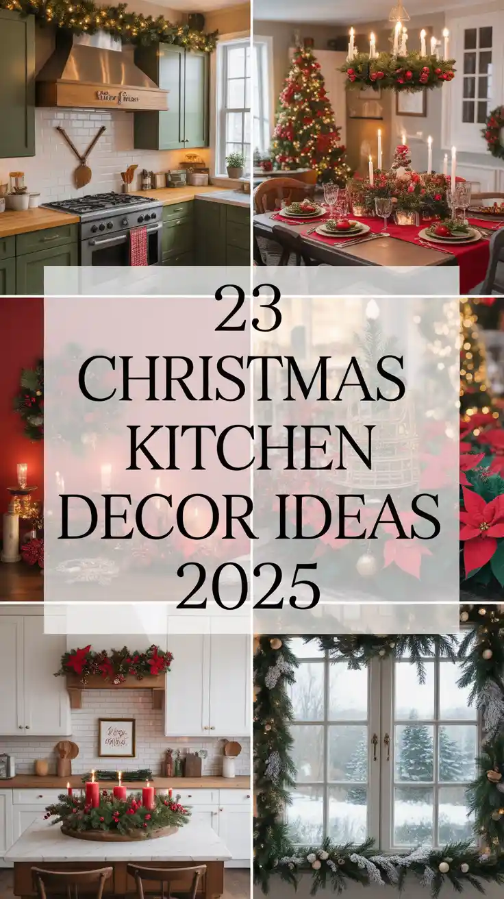 Christmas Kitchen Decor Ideas 2025: Modern, Simple, and Festive Designs for Every Style