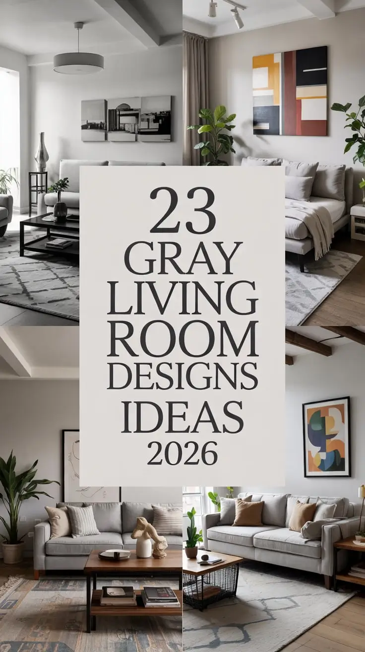 Gray Living Room Designs Ideas 2026: Modern Luxury & Cozy Decorating Inspirations