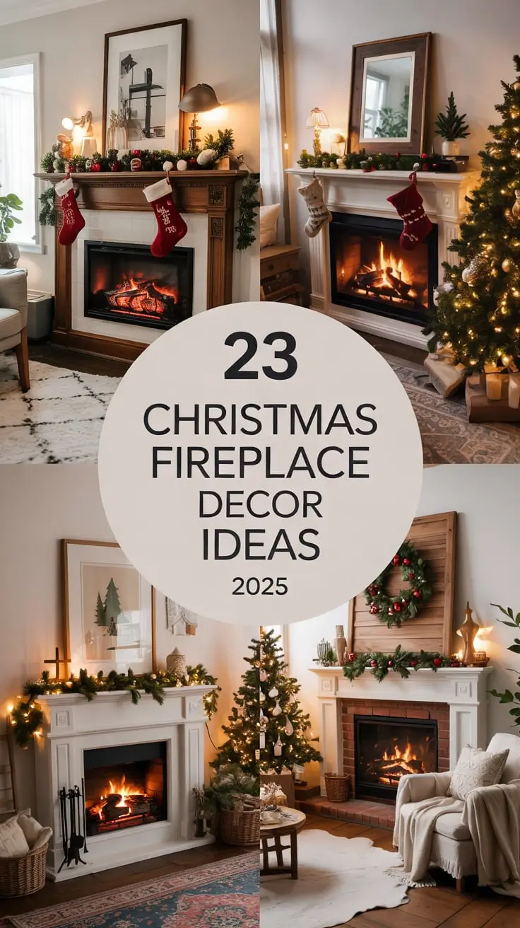 Christmas Fireplace Decor Ideas 2025: Cozy, Modern & Traditional Mantel Inspirations