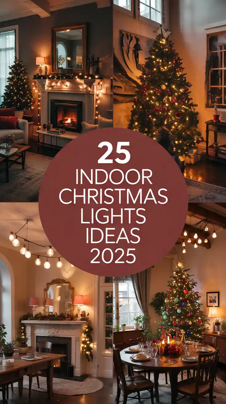 Indoor Christmas Lights Ideas 2025: Modern, Cozy & Creative Home Decor Inspiration