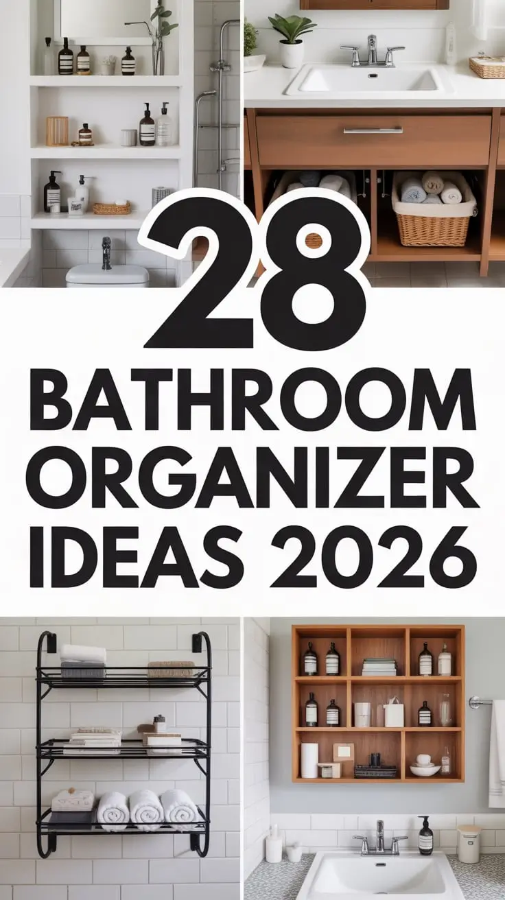 Bathroom Organizer Ideas 2026: Smart Storage, Shelves & Stylish Decor Trends