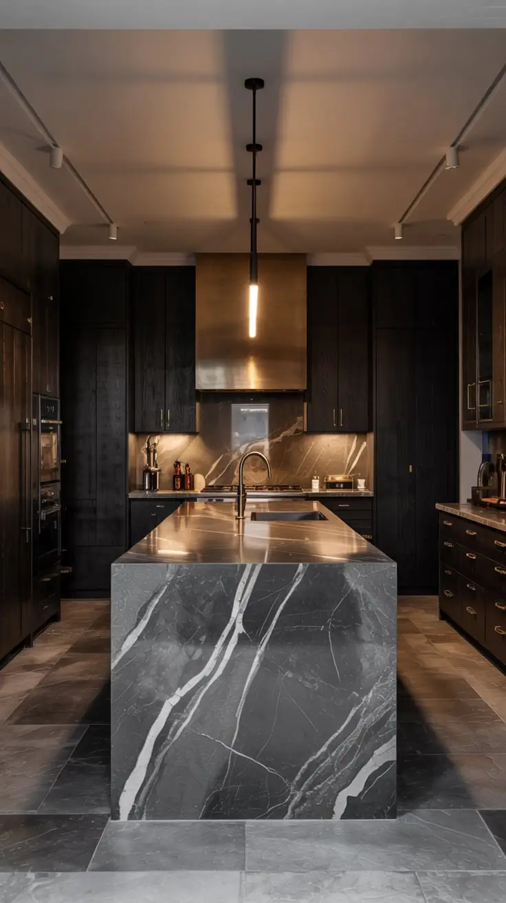Dark Kitchen Ideas 2026: Modern, Luxury, Rustic and Brightened Dark Interior Designs