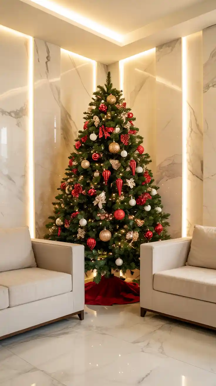 Red And White Christmas Tree 2025: Elegant Decor Ideas For A Classic Holiday Look