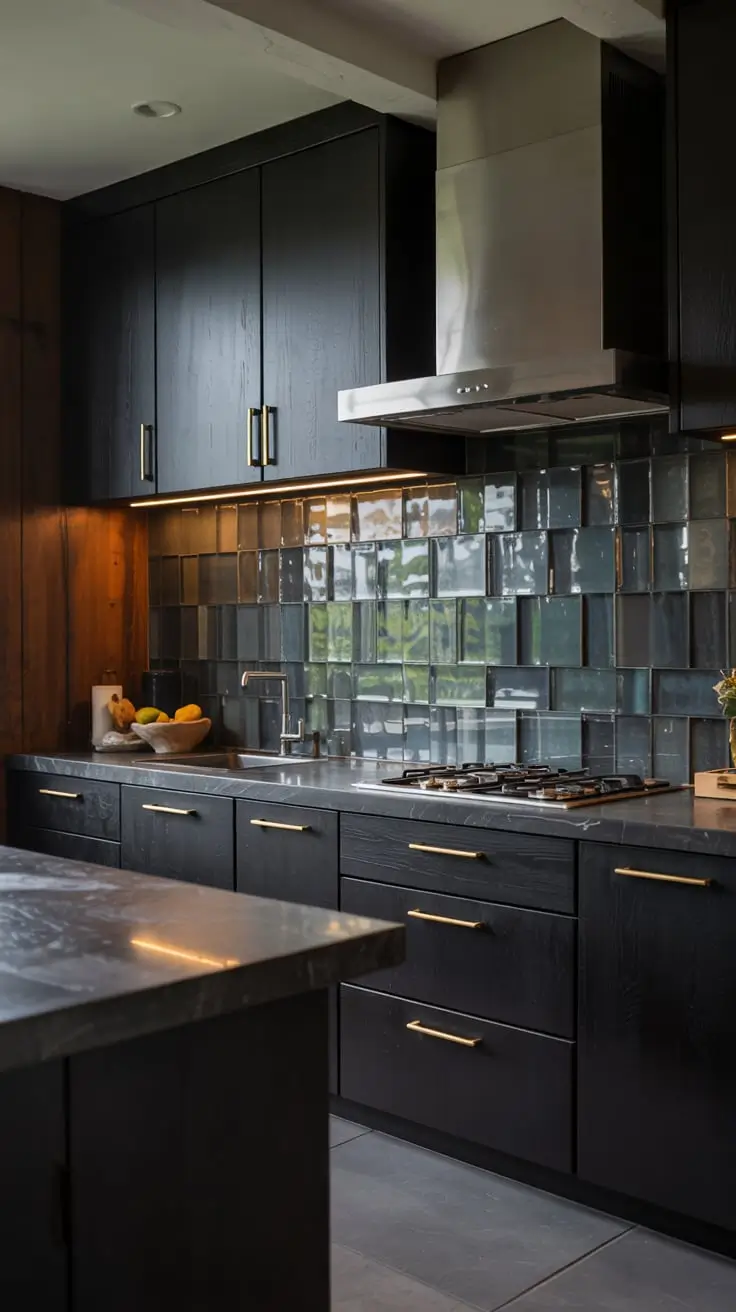 Dark Kitchen Ideas 2026: Modern, Luxury, Rustic and Brightened Dark Interior Designs