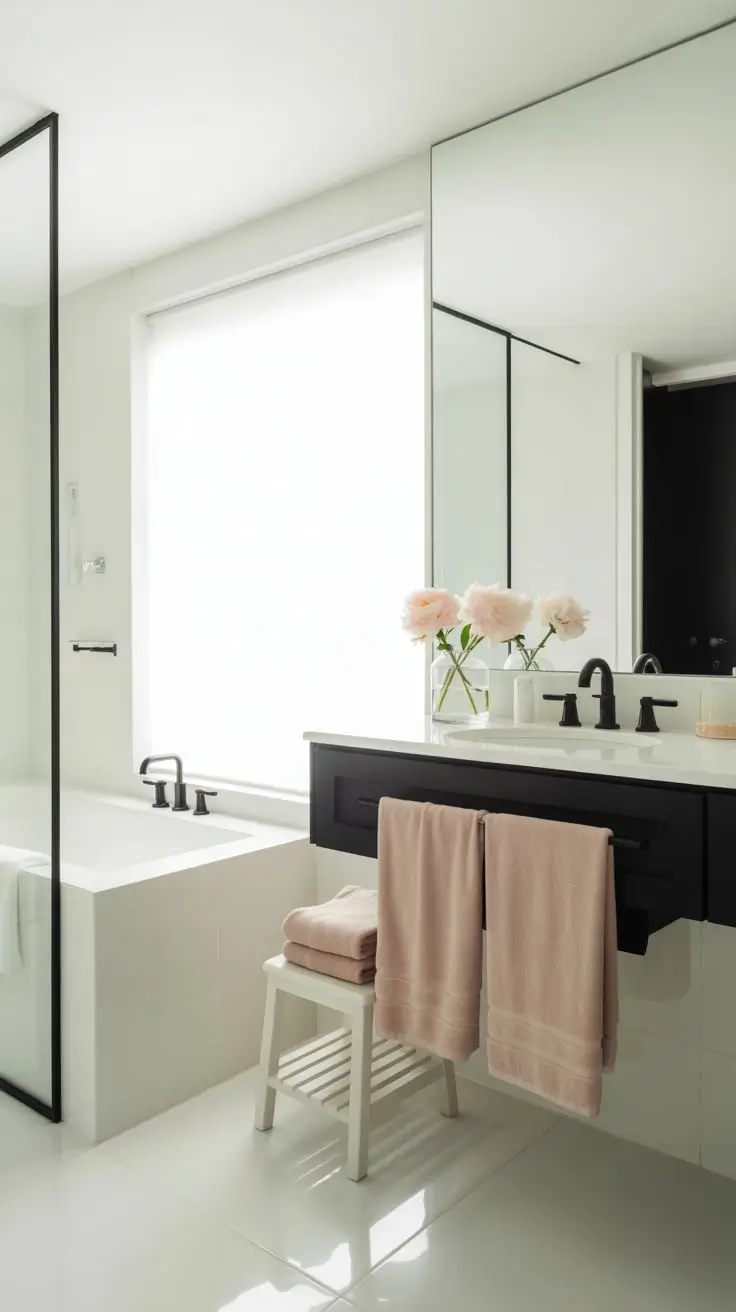 Black and White Bathroom Ideas 2026 Transformations and Modern Design Inspiration