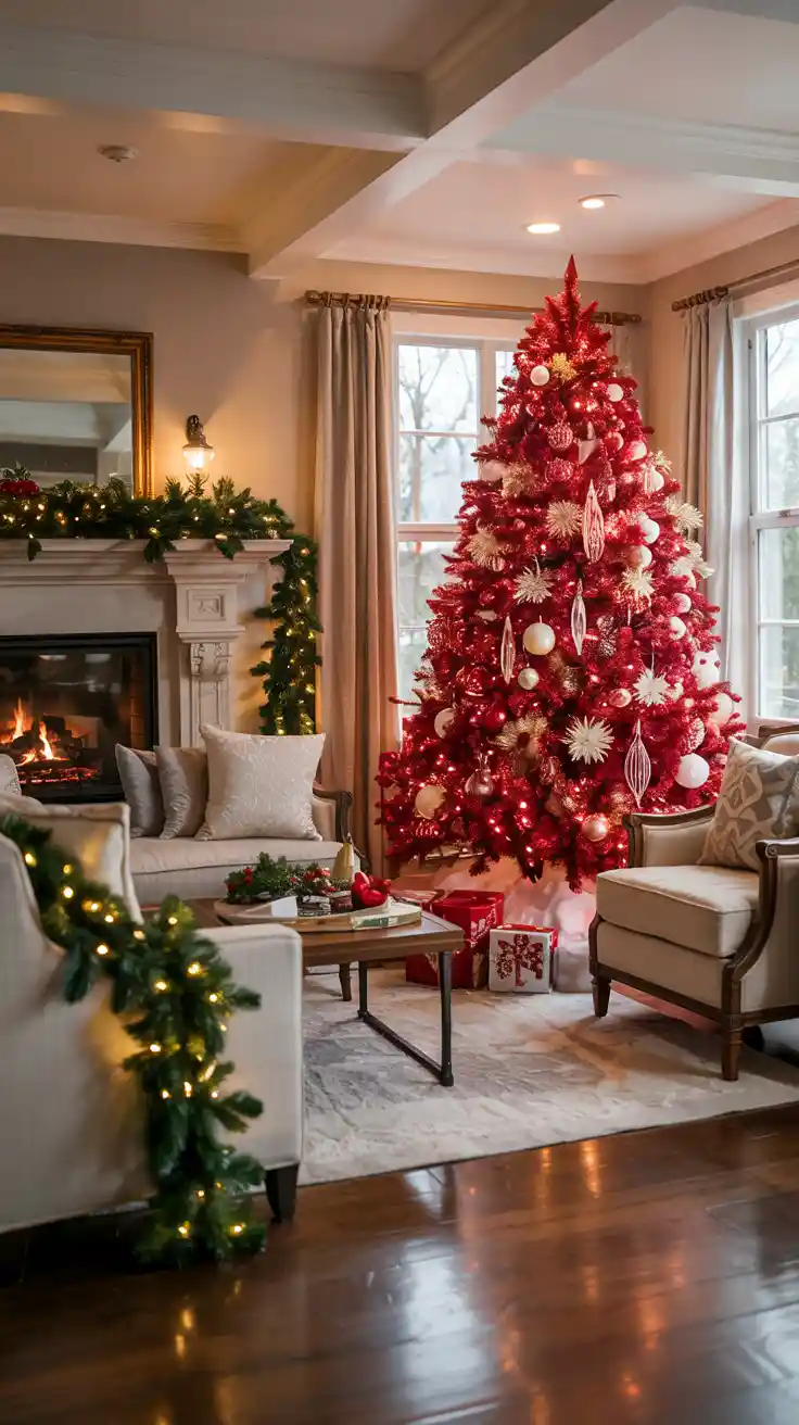 Red And White Christmas Tree 2025: Elegant Decor Ideas For A Classic Holiday Look