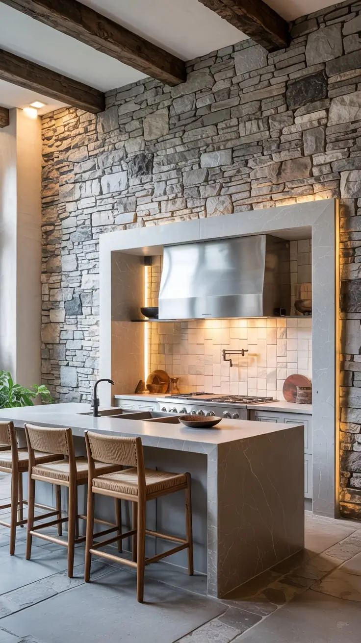 Stonewall Kitchen Ideas 2026: Modern, Farmhouse, Rustic and Stylish Stone Wall Designs