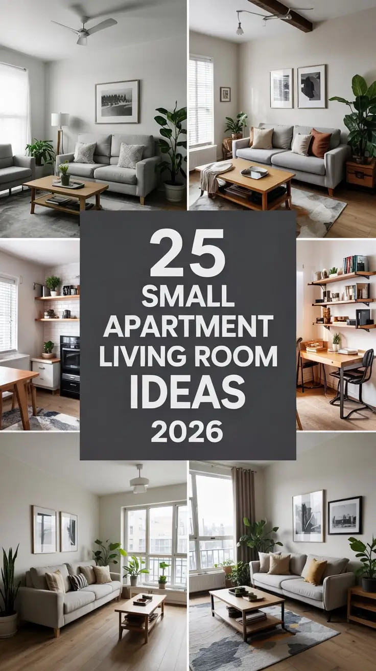 Small Apartment Living Room Ideas 2026: Stylish & Functional Design Trends