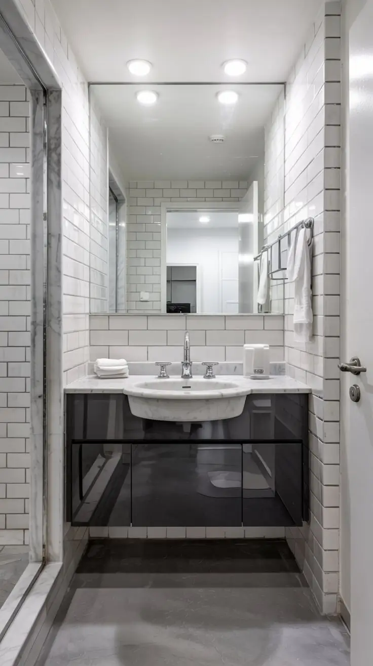 Black and White Bathroom Ideas 2026 Transformations and Modern Design Inspiration