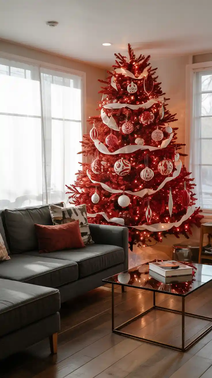 Red And White Christmas Tree 2025: Elegant Decor Ideas For A Classic Holiday Look