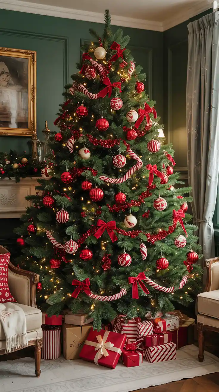 Red And White Christmas Tree 2025: Elegant Decor Ideas For A Classic Holiday Look