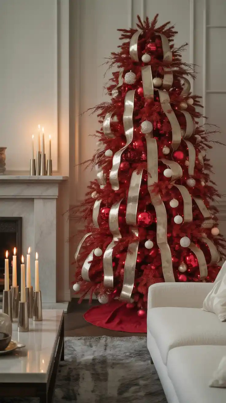 Red And White Christmas Tree 2025: Elegant Decor Ideas For A Classic Holiday Look