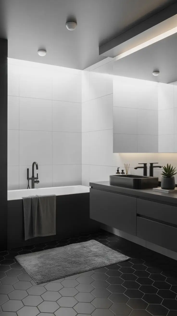 Black and White Bathroom Ideas 2026 Transformations and Modern Design Inspiration