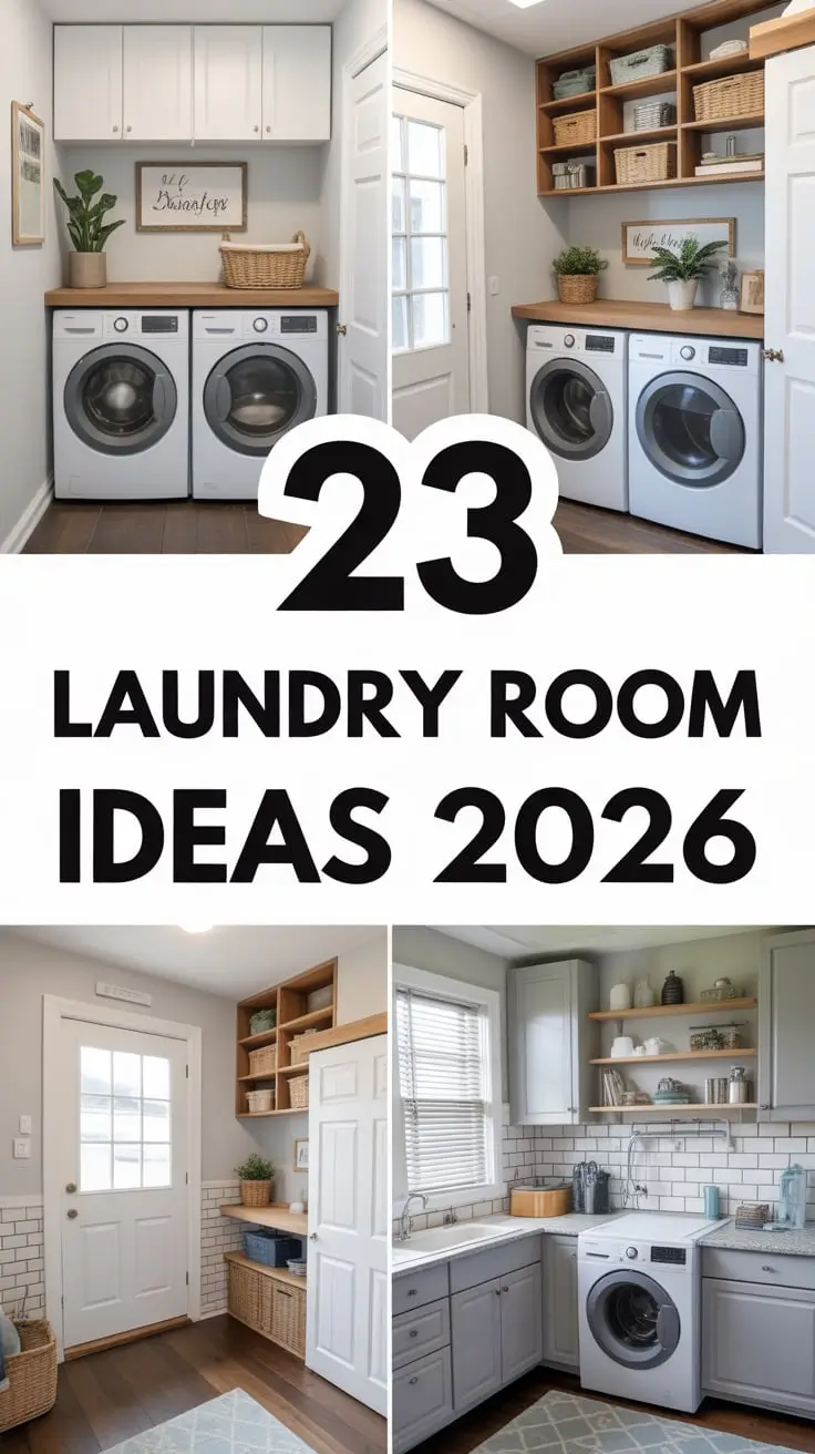 Laundry Room Ideas 2026: Modern, Farmhouse & Small Space Inspirations