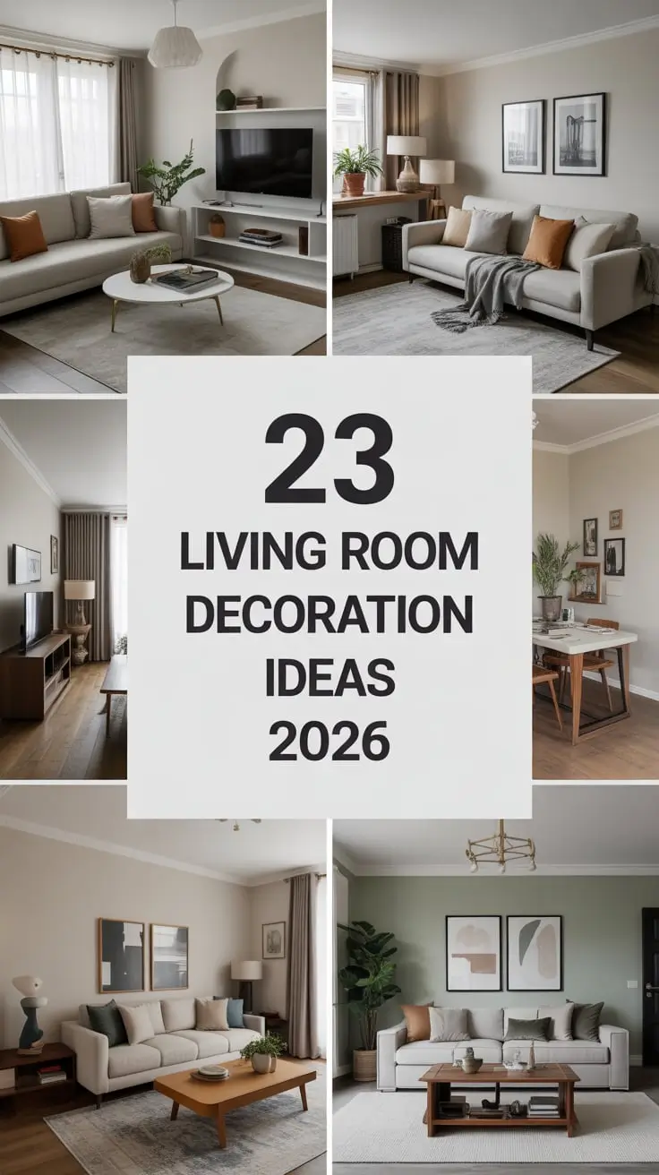 Living Room Decoration Ideas 2026: Modern, Cozy, and Creative Designs for Every Home