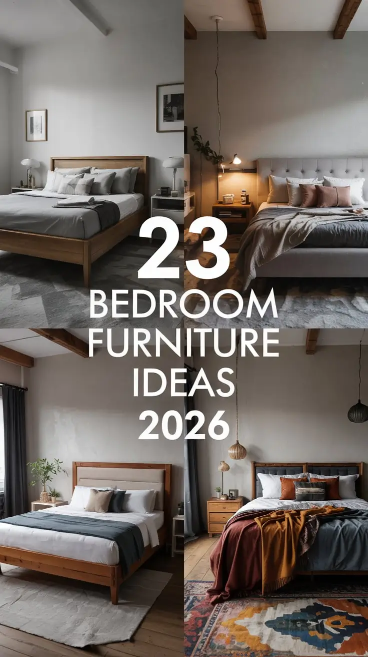Bedroom Furniture Ideas 2026: Modern, Cozy, Boho and Innovative Bedroom Designs