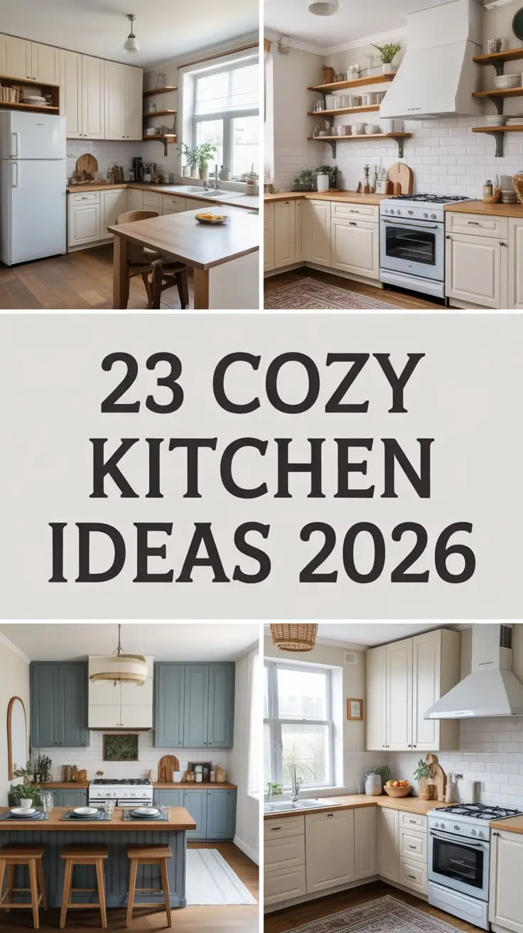 Cozy Kitchen Ideas 2026: Modern, Warm, and Aesthetic Inspirations for Every Home