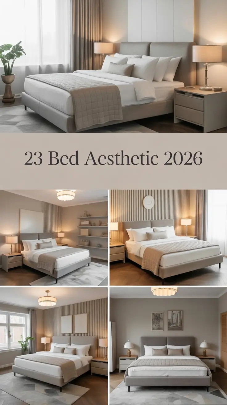 Bed Aesthetic 2026: Cozy, Modern, and Dreamy Bedroom Design Inspirations