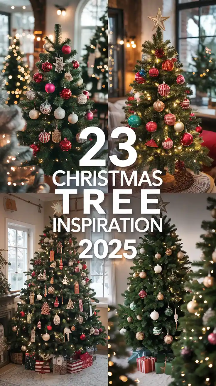 Christmas Tree Inspiration 2025: Modern, Classic & Rustic Holiday Decor Ideas