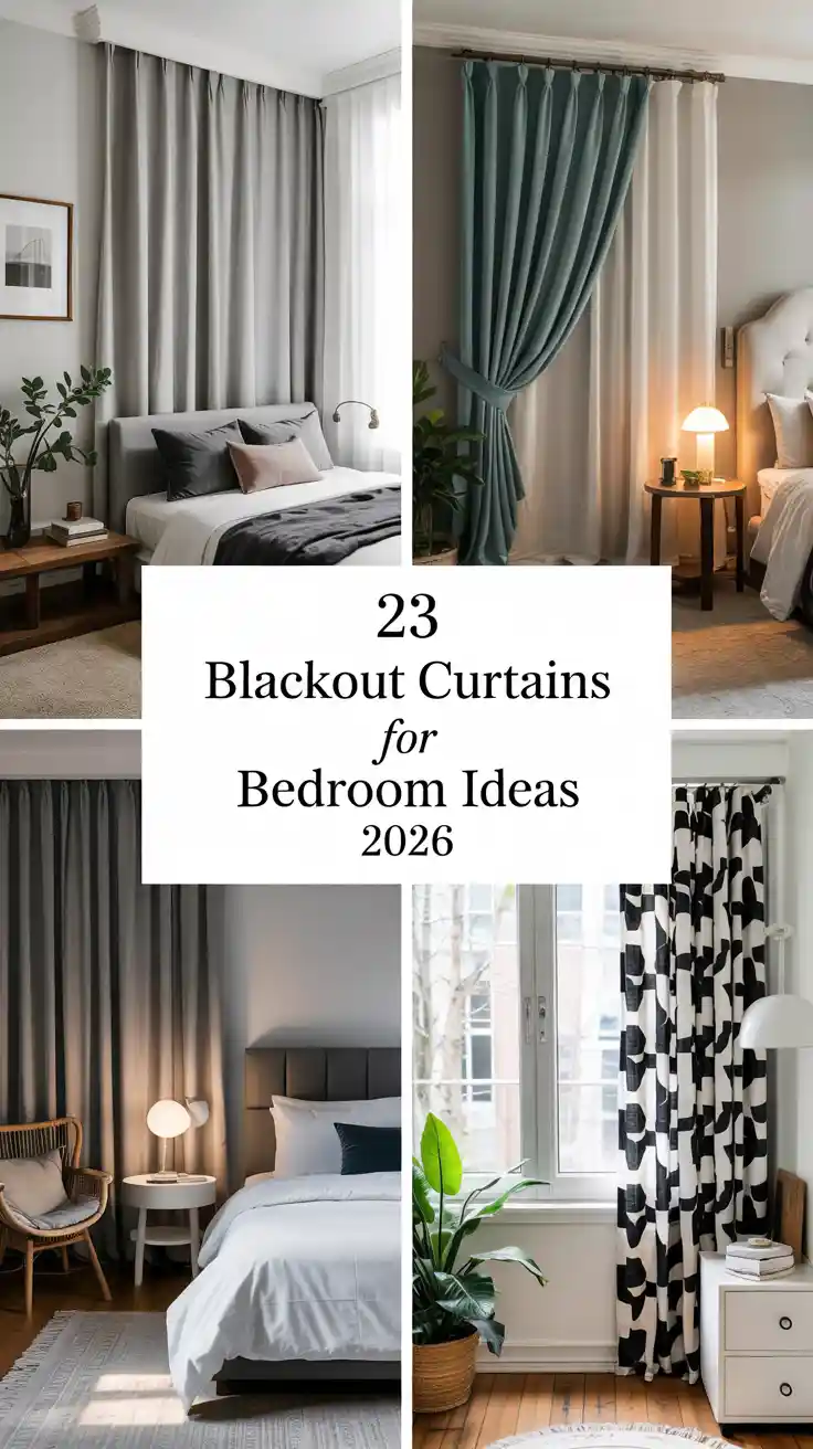 Blackout Curtains for Bedroom Ideas 2026: Modern Aesthetic Designs for Every Style