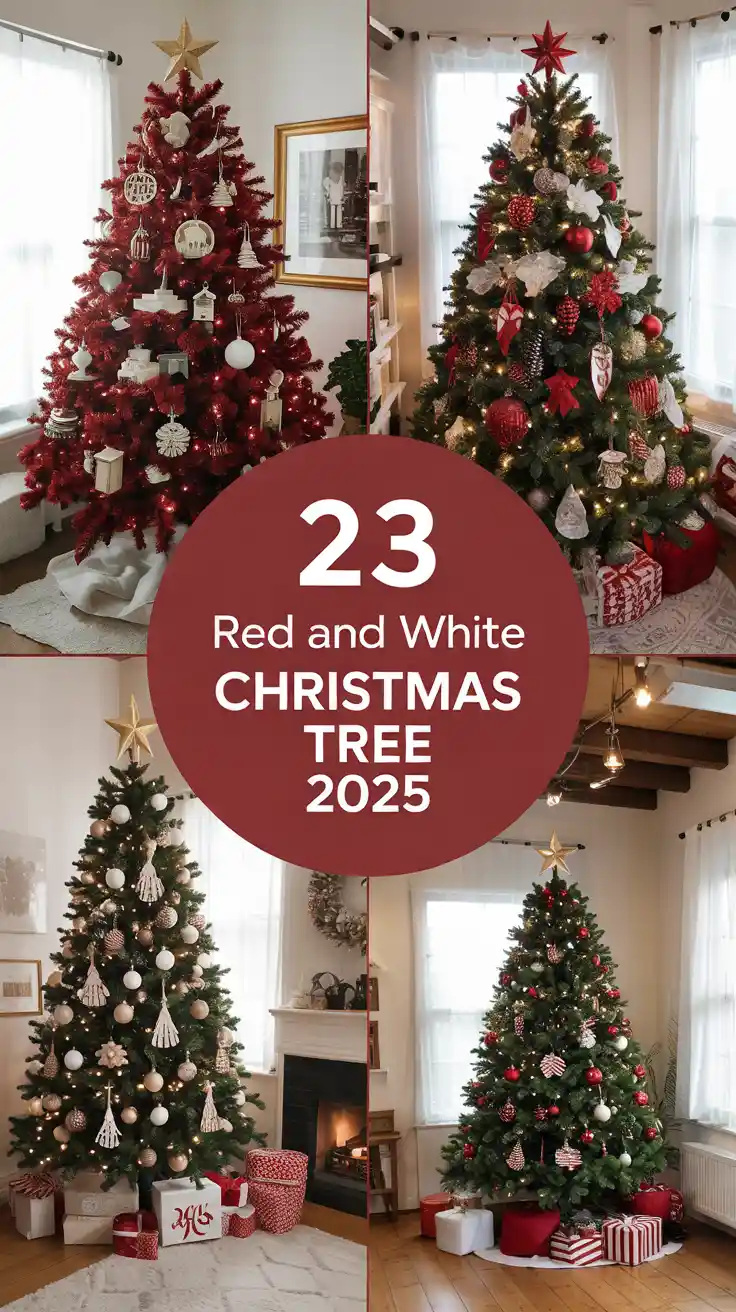 Red And White Christmas Tree 2025: Elegant Decor Ideas For A Classic Holiday Look