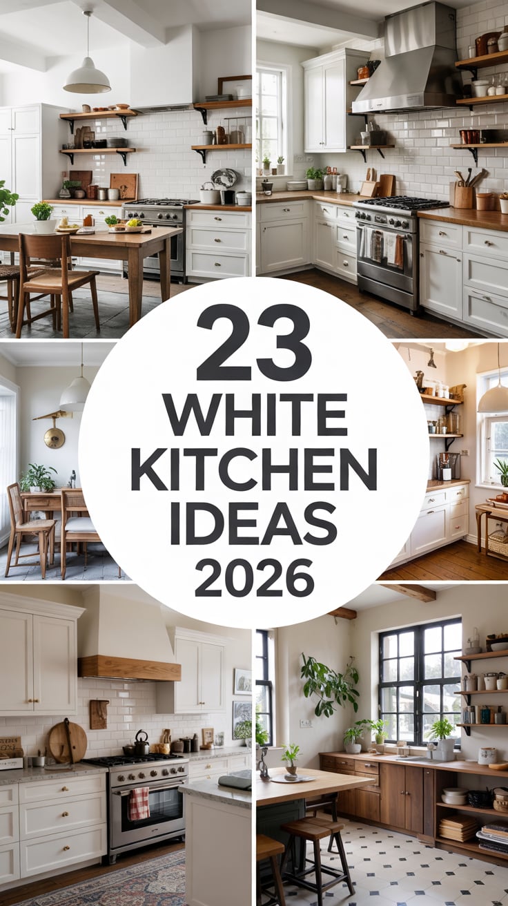 White Kitchen Ideas 2026: Modern, Farmhouse & Minimalist Designs for Every Home