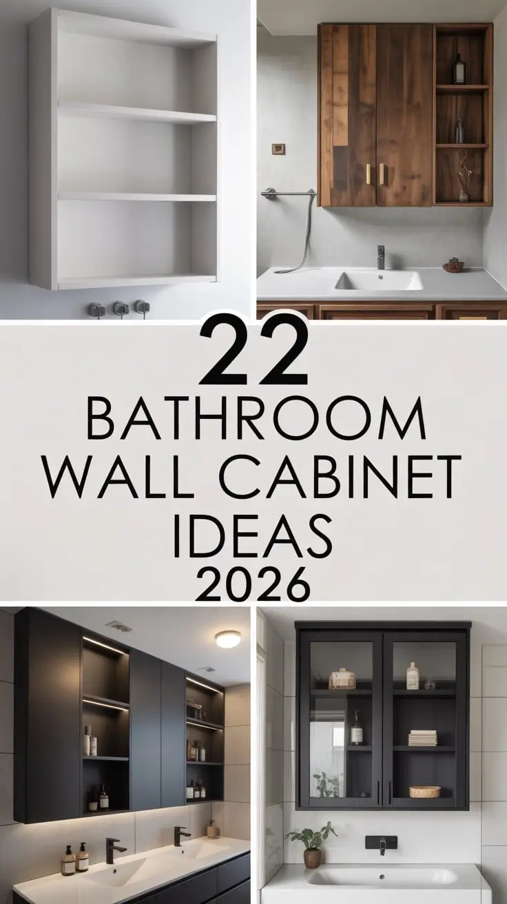 Bathroom Wall Cabinet Ideas 2026: Modern, Space-Saving, Vintage & Stylish Designs